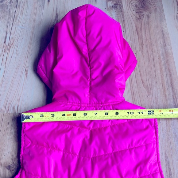 CITY STREETS Puffer Vest w/ Hood Pink XS Women’s - Picture 9 of 14